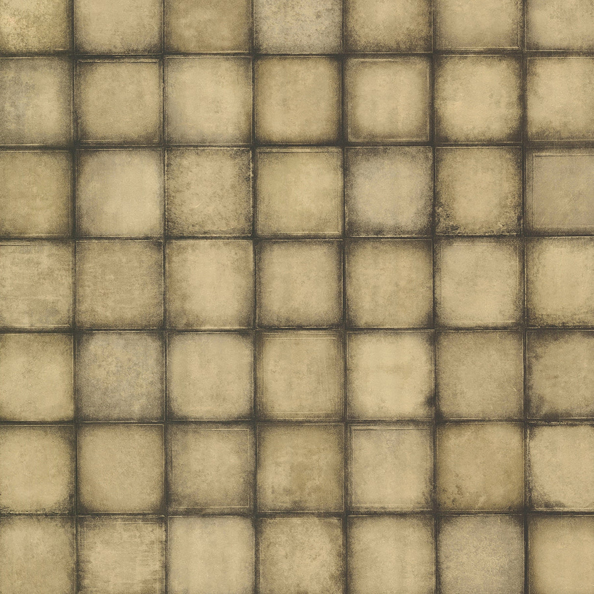 Brewster 2766-24083 Soucy Gold Tiles Wallpaper