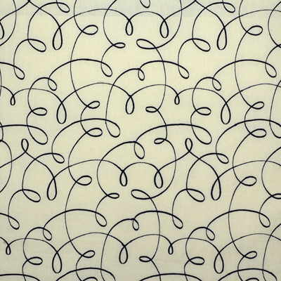 KRAVET COUTURE 27661.816.0 LUXE LOOPS JET Fabric - Eade's Wallpaper