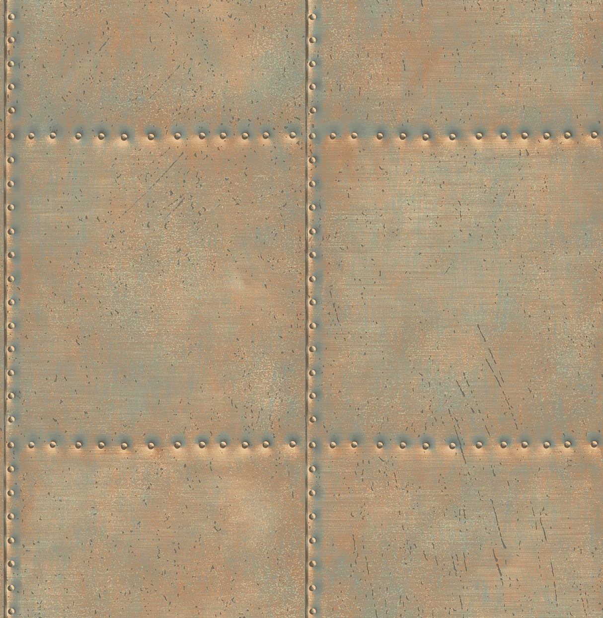 Brewster 2767-22344 Indium Bronze Sheet Metal Wallpaper
