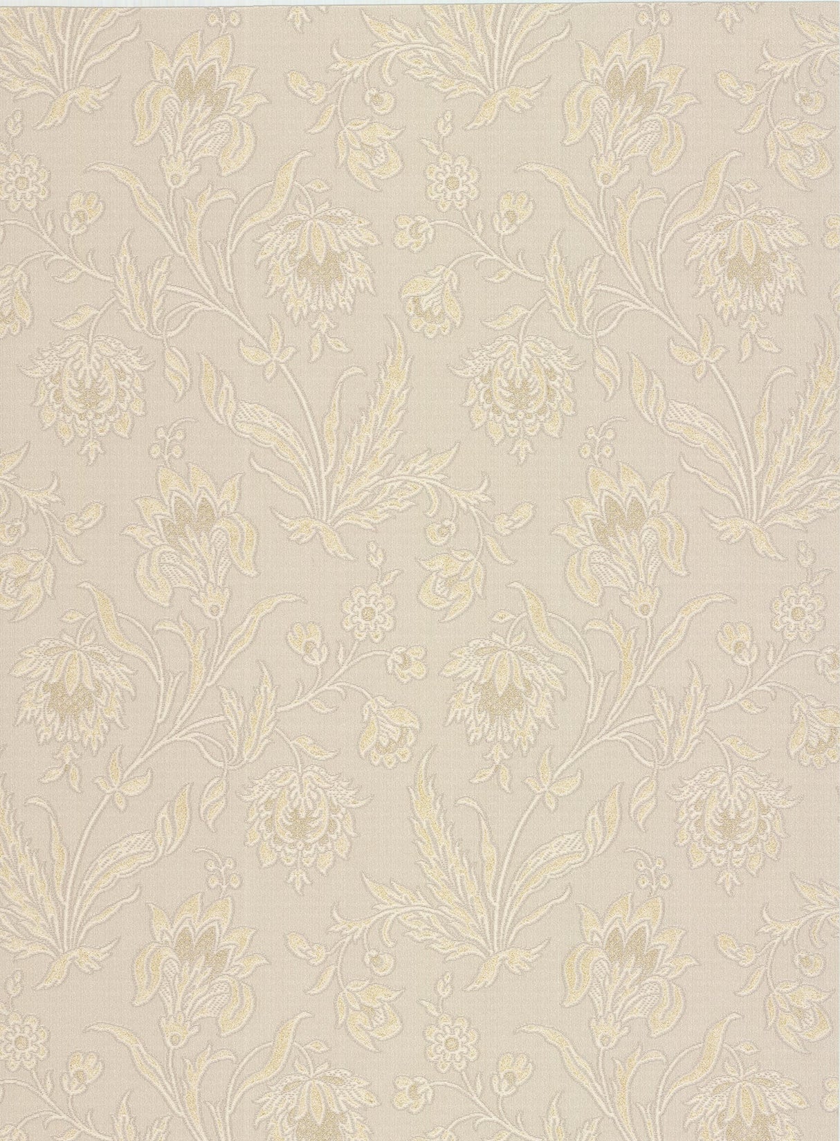 Brewster 2768-95568 Torcello Beige Floral Wallpaper