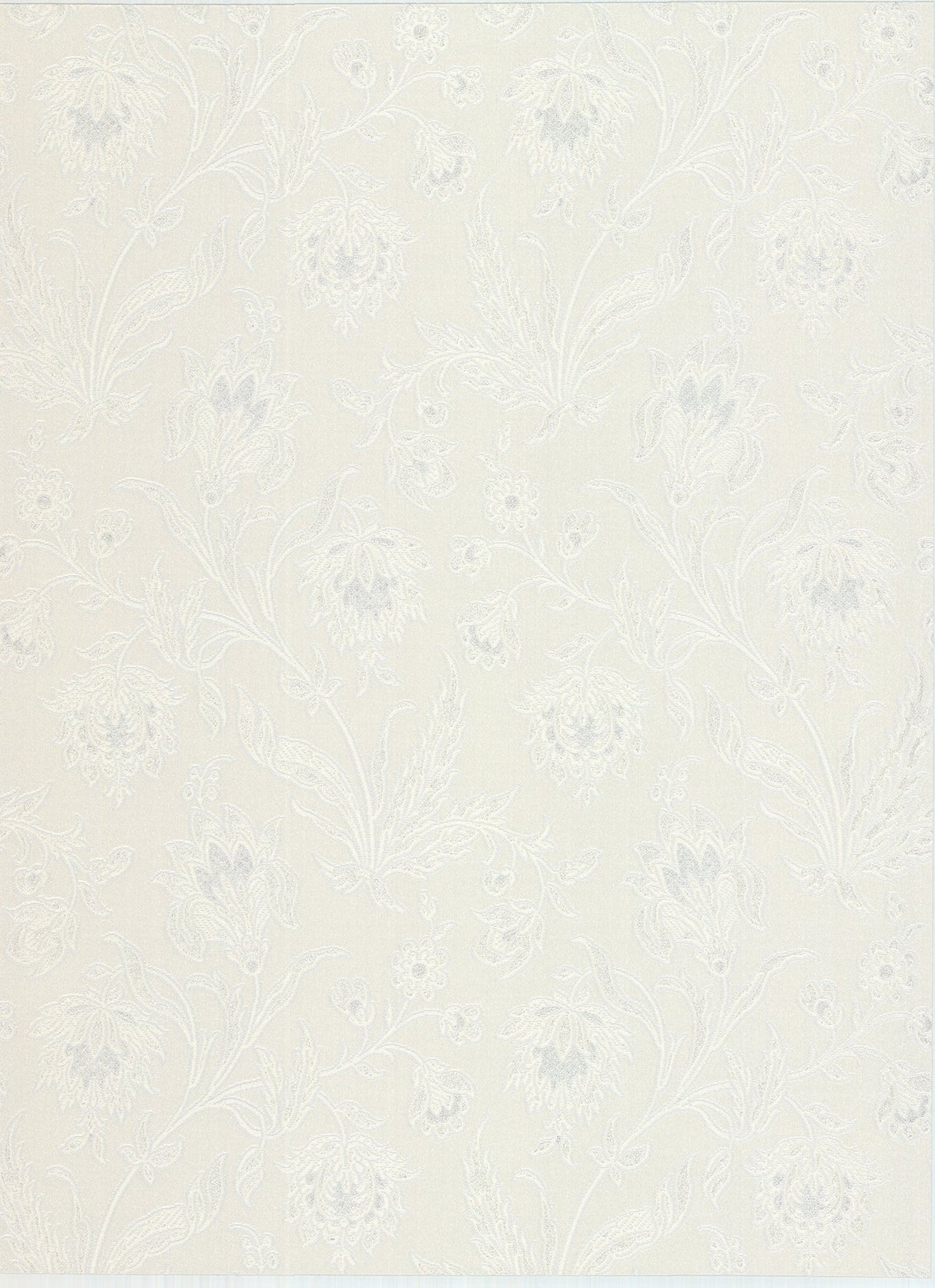 Brewster 2768-95570 Torcello Platinum Floral Wallpaper