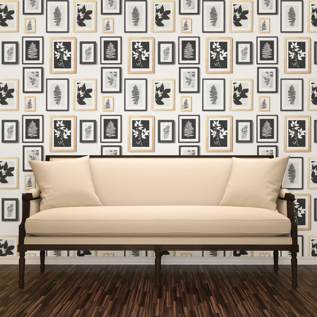 Advantage 2773-937503 Rumer White Gallery Wall Wallpaper