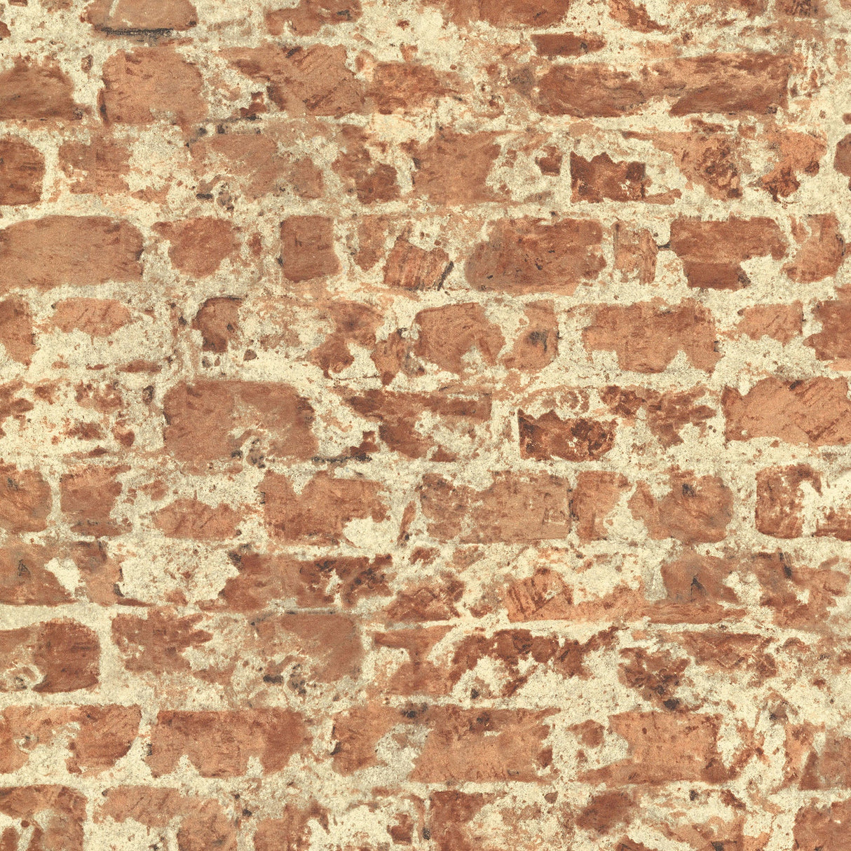 Advantage 2774-446289 Fairweather Red Distressed Brick Wallpaper