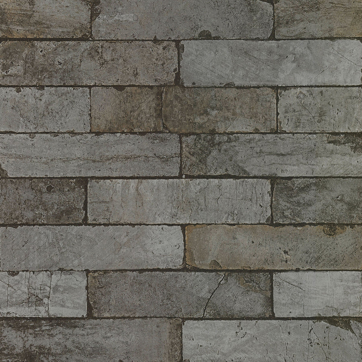 Advantage 2774-446333 Santa Ana Dark Grey Distressed Slate Wallpaper