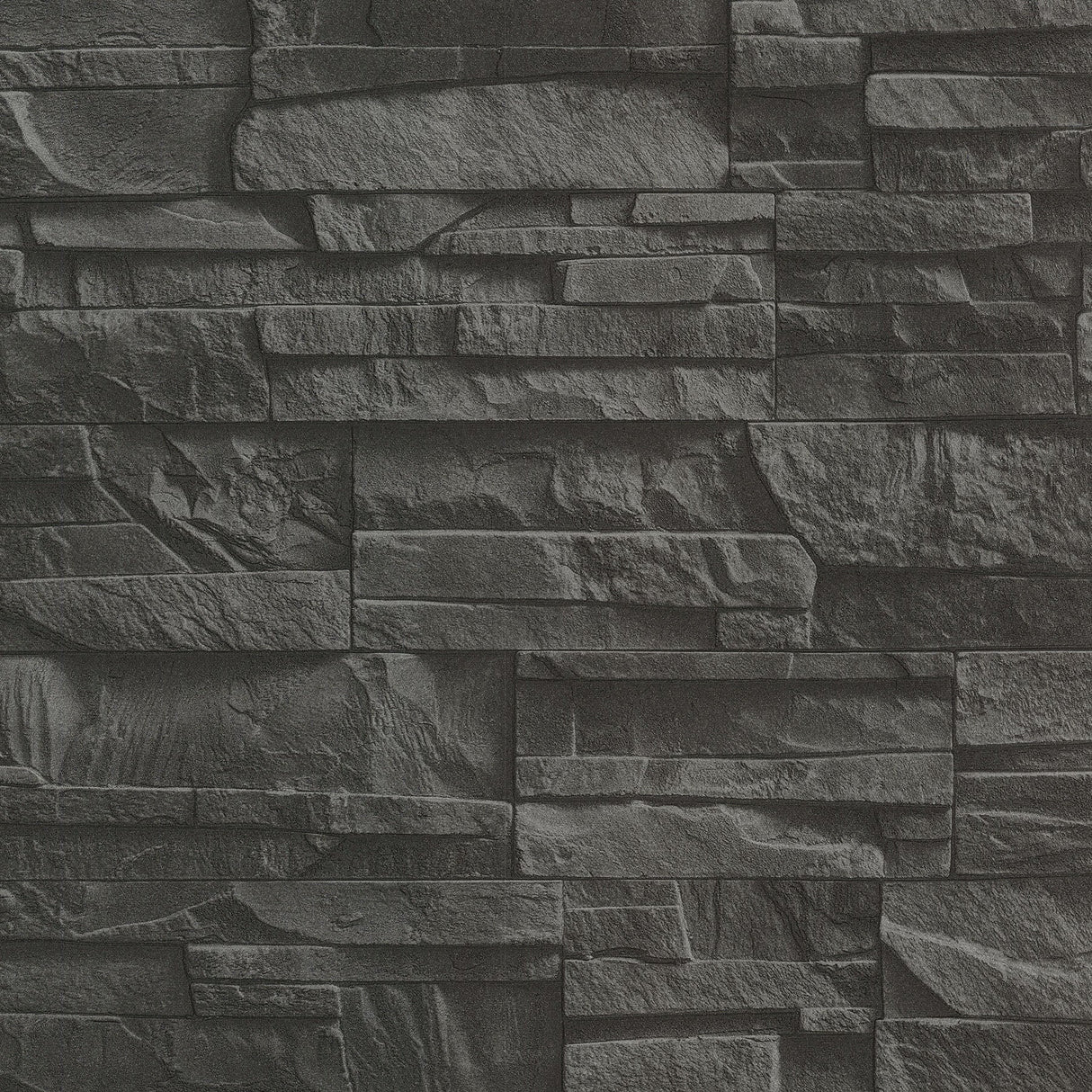 Advantage 2774-475036 Collegiate Charcoal Stacked Slate Wallpaper