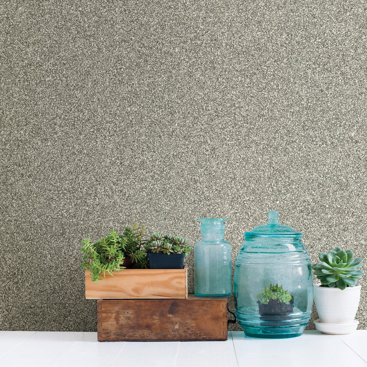 Advantage 2774-606652 Klamath Light Grey Asphalt Wallpaper