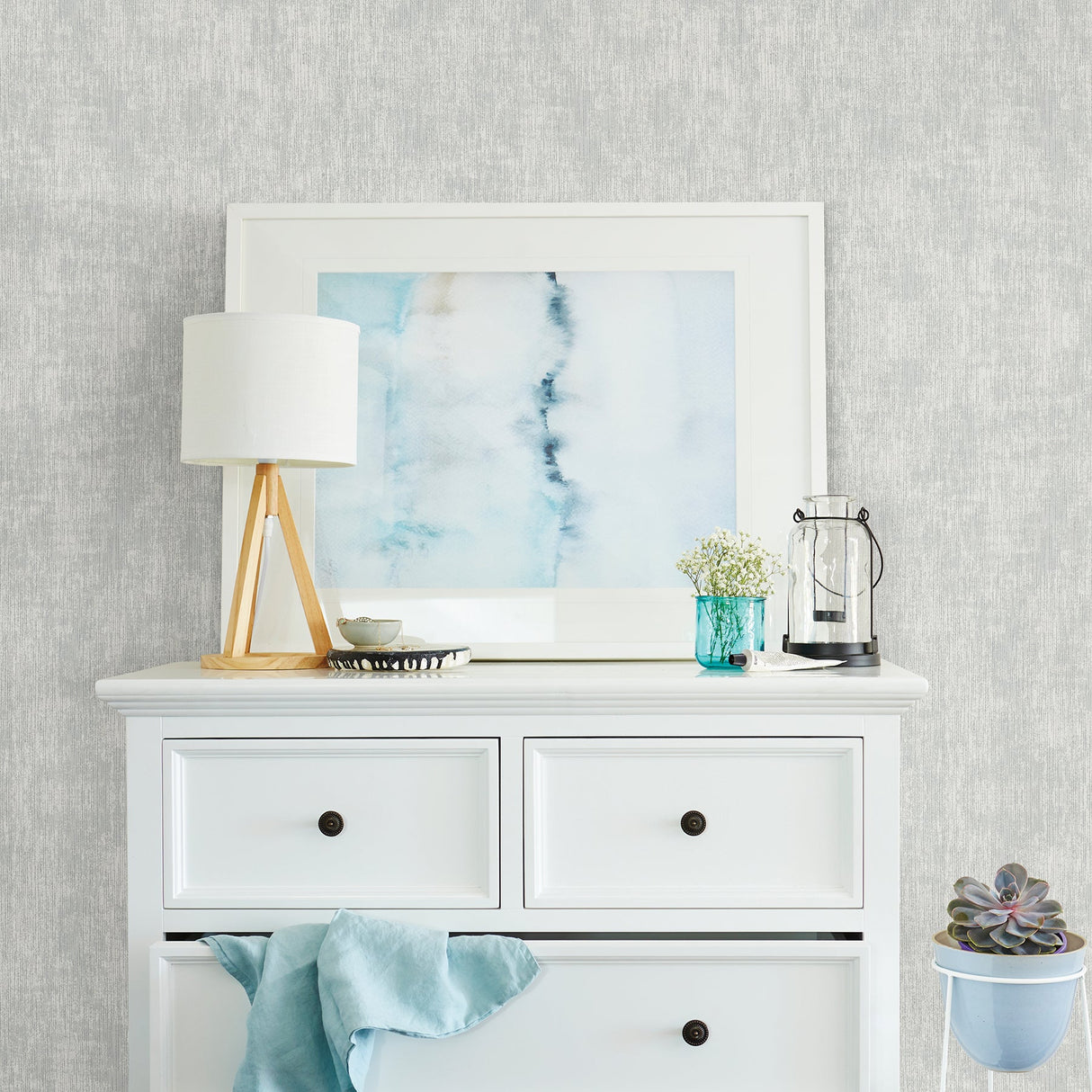 A-Street Prints 2782-20711 Chandra Grey Texture Wallpaper