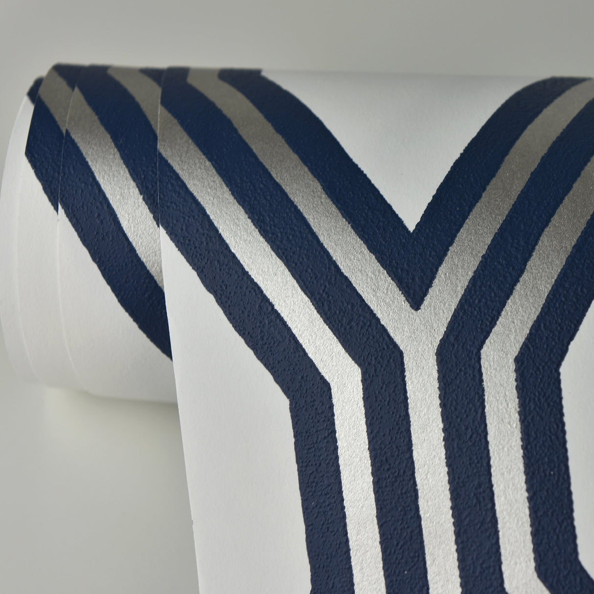 A-Street Prints 2782-24504 Honeycomb Navy Geometric Wallpaper