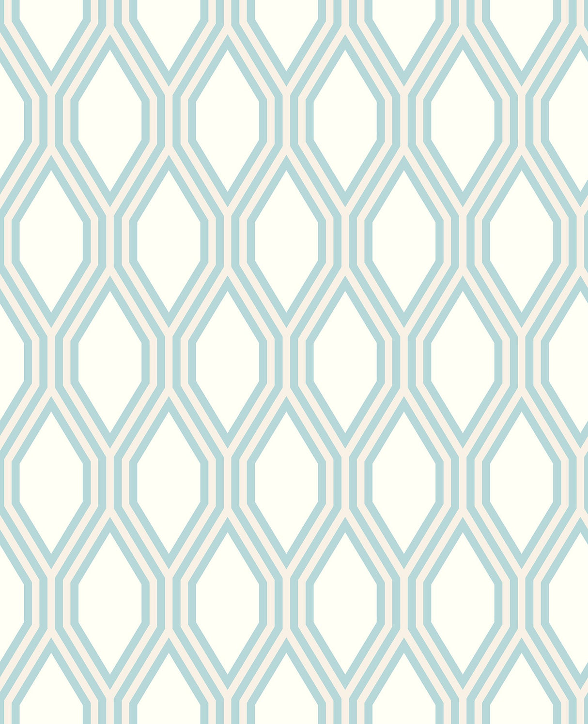 A-Street Prints 2782-24505 Honeycomb Light Blue Geometric Wallpaper