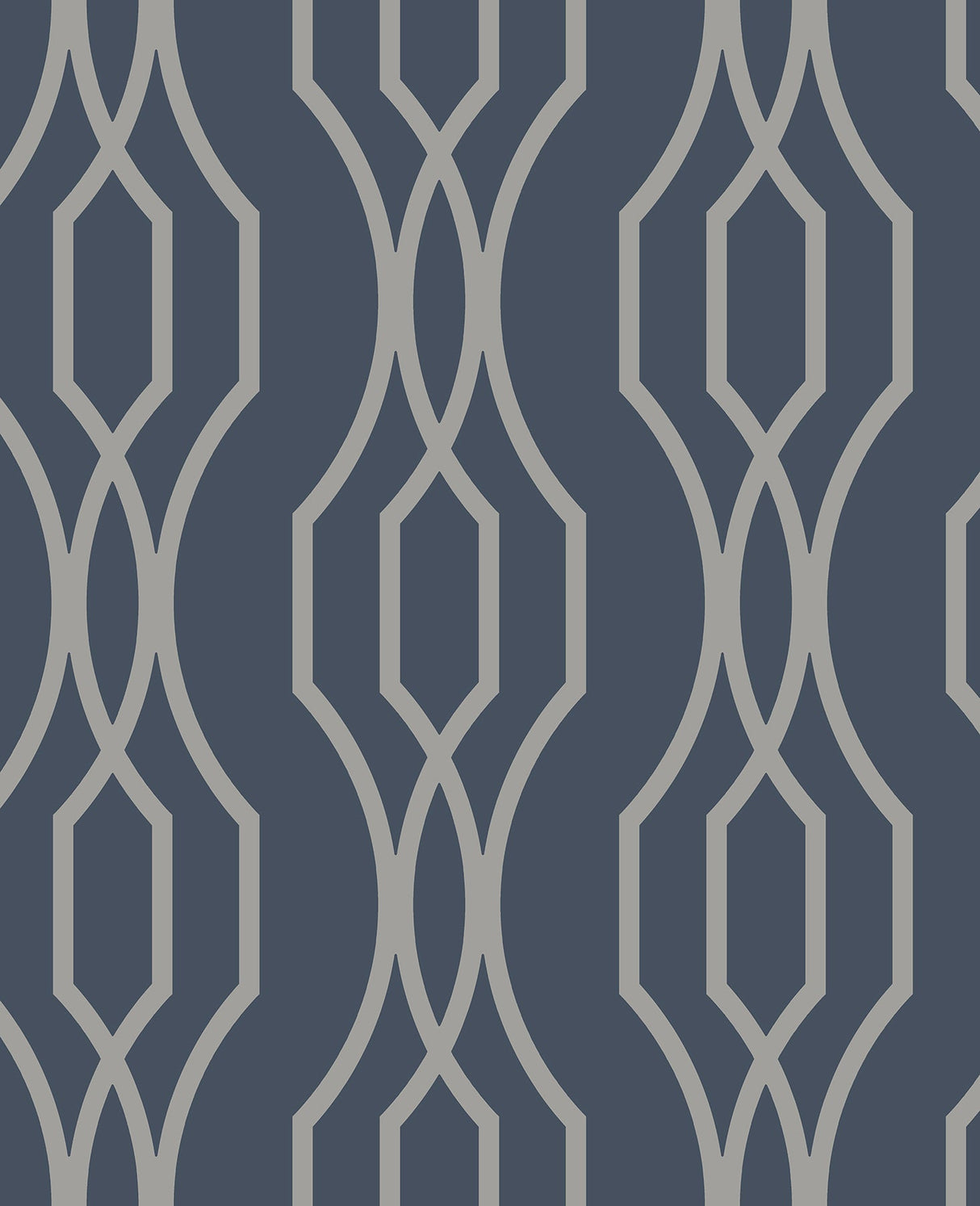 A-Street Prints 2782-24515 Coventry Blue Trellis Wallpaper