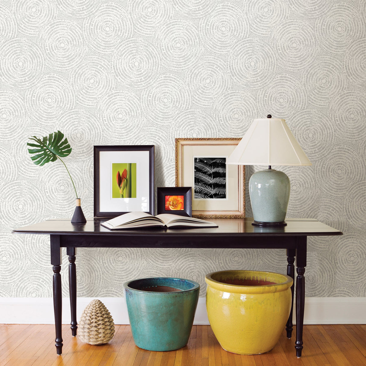 A-Street Prints 2782-24523 Ripple Grey Shibori Wallpaper