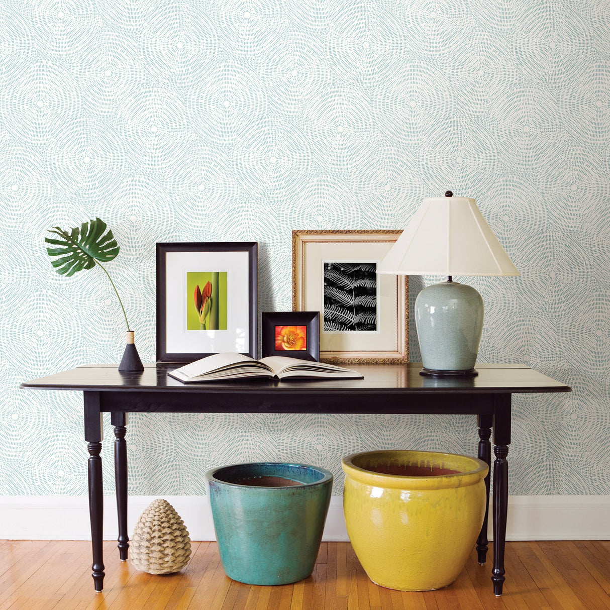 A-Street Prints 2782-24526 Ripple Light Blue Shibori Wallpaper