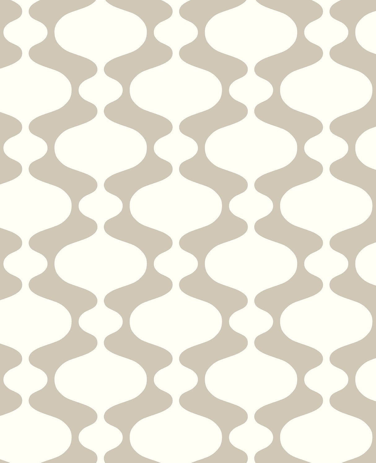 A-Street Prints 2782-24541 Ashbury Taupe Retro Wallpaper