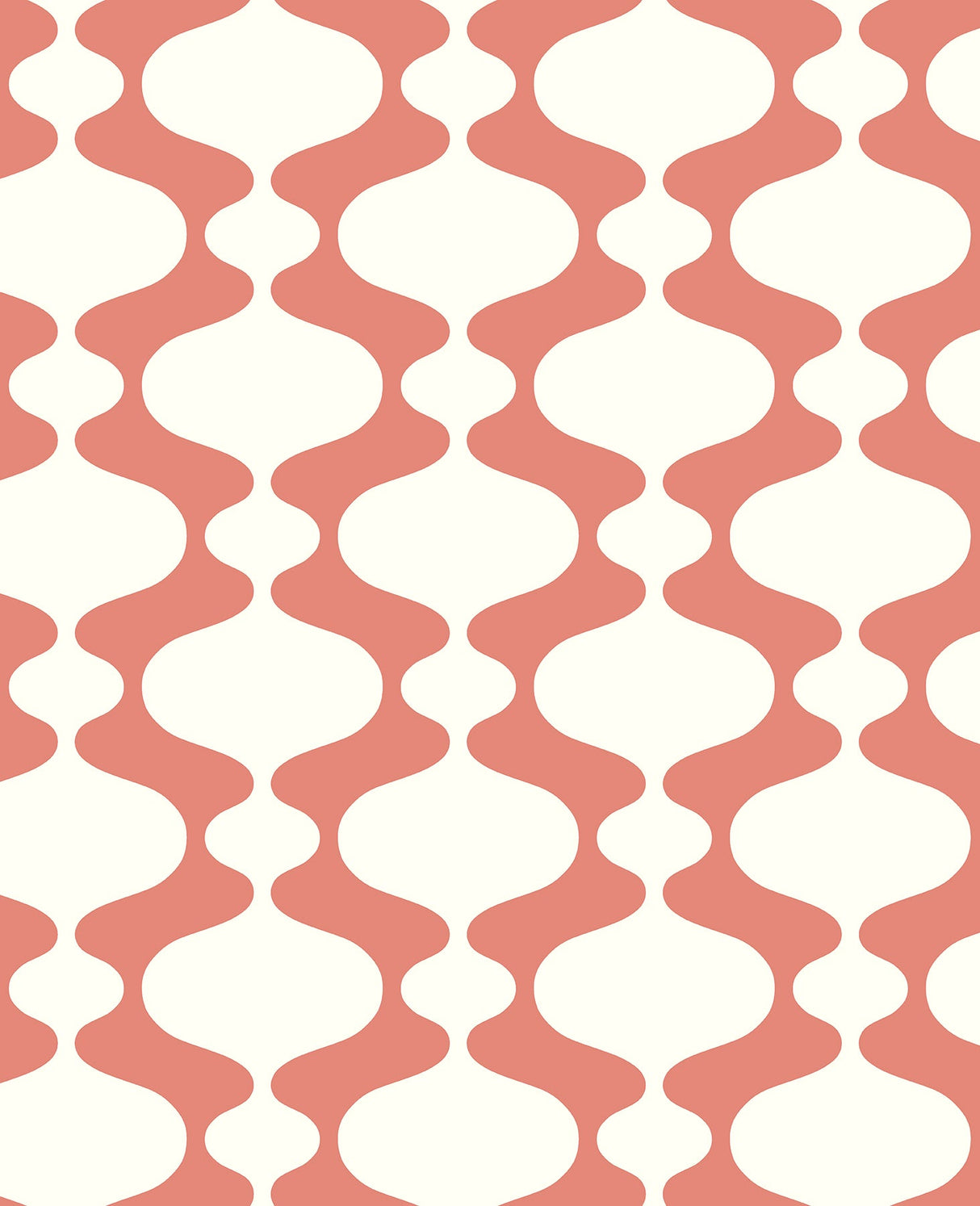 A-Street Prints 2782-24542 Ashbury Coral Retro Wallpaper