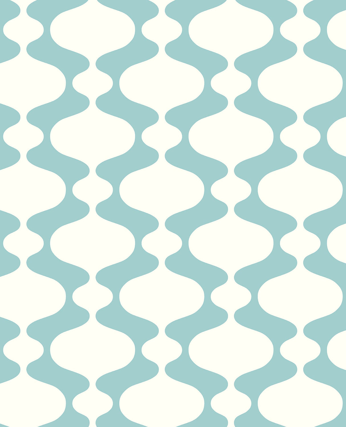 A-Street Prints 2782-24543 Ashbury Turquoise Retro Wallpaper
