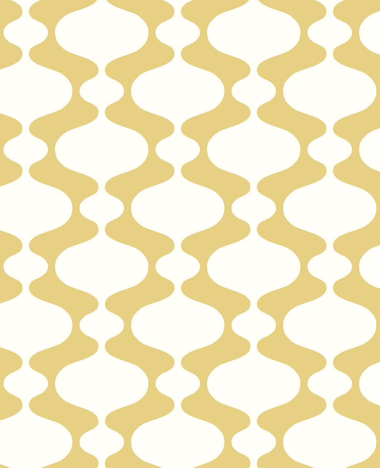A-Street Prints 2782-24544 Ashbury Yellow Retro Wallpaper