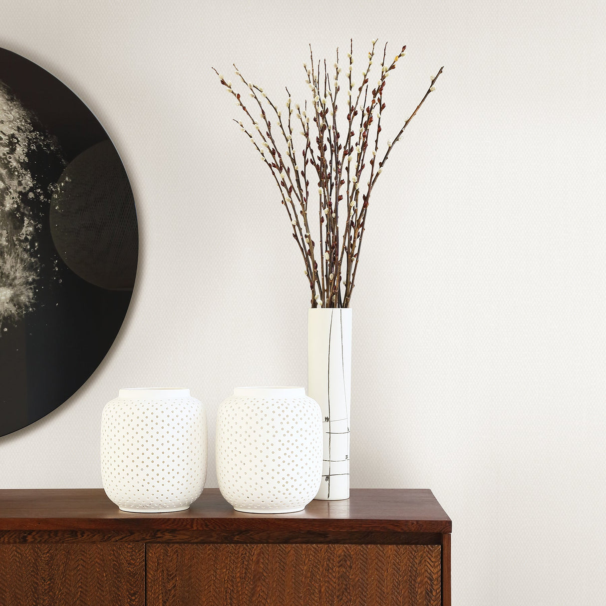 A-Street Prints 2782-24557 Tweed White Texture Wallpaper