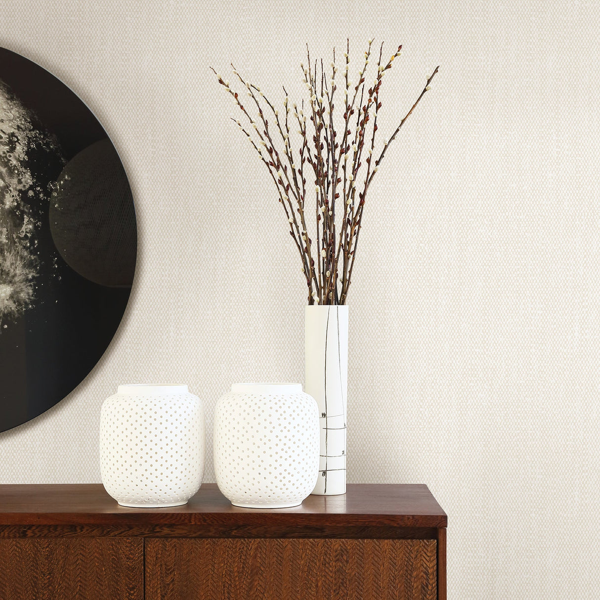 A-Street Prints 2782-24558 Tweed Neutral Texture Wallpaper