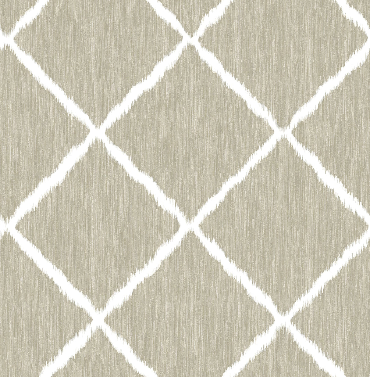 A-Street Prints 2785-24812 Linen Ikat Trellis Wallpaper