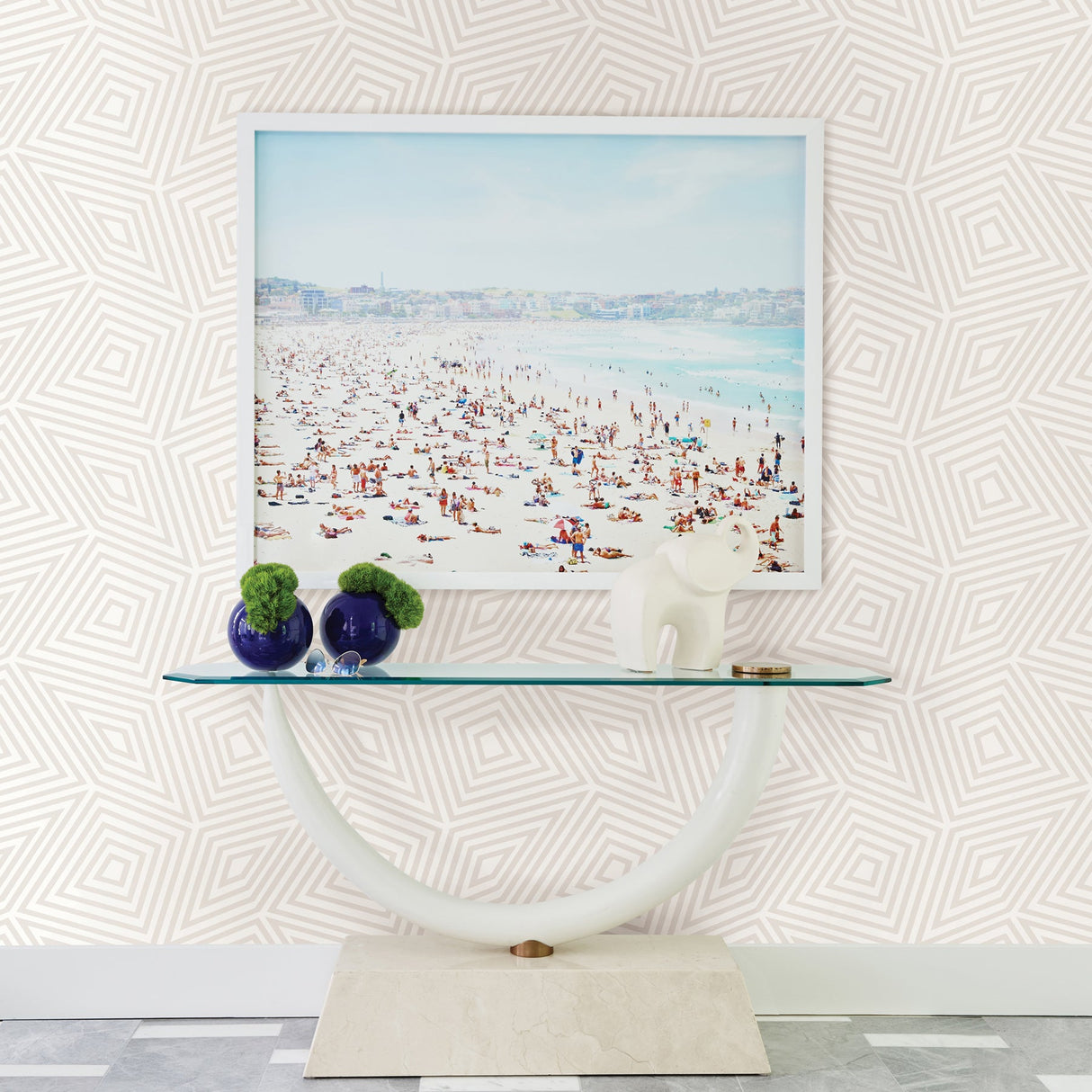 A-Street Prints 2785-24829 Sterling Kaleidoscope Wallpaper