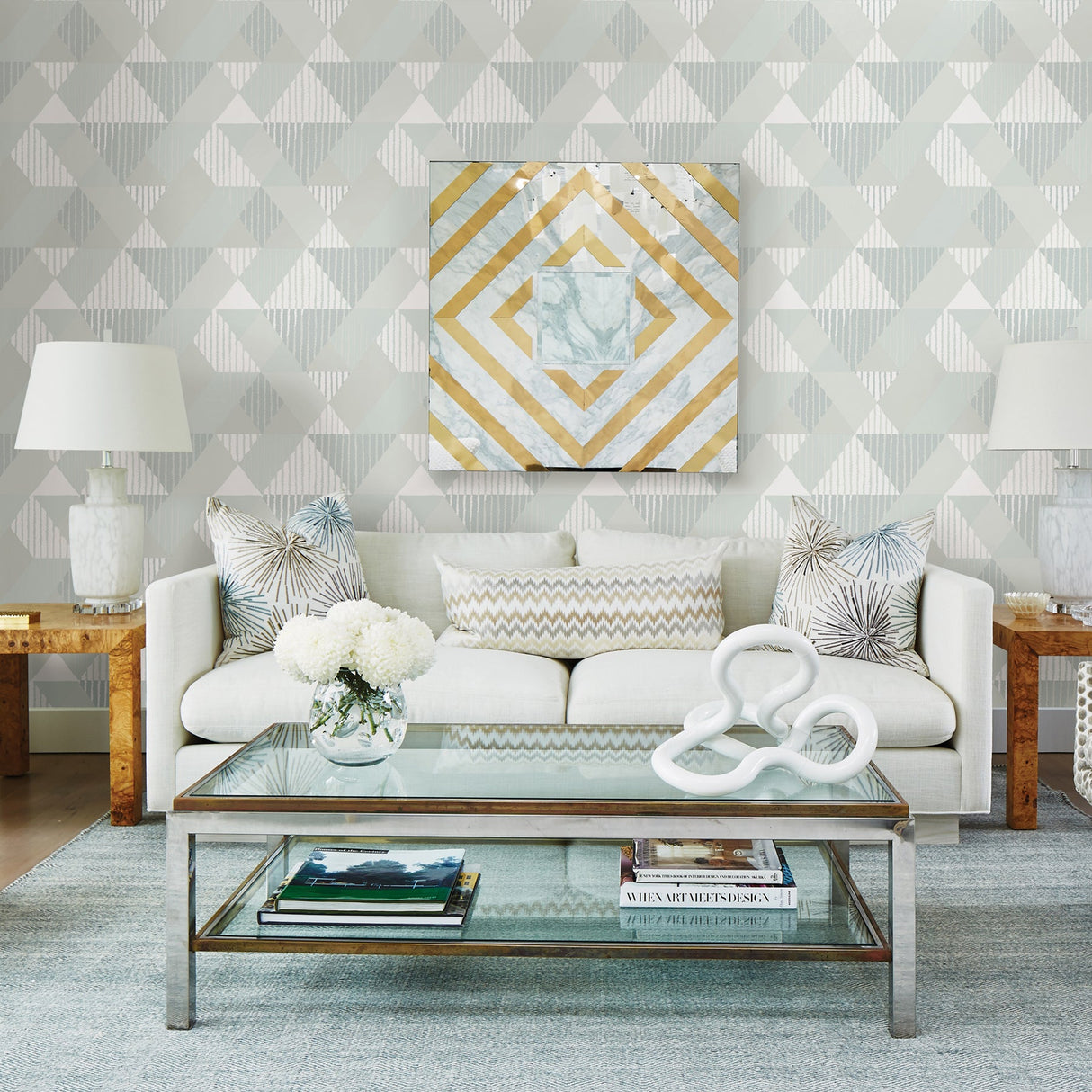 A-Street Prints 2785-24853 Cloud Mod Peaks Wallpaper