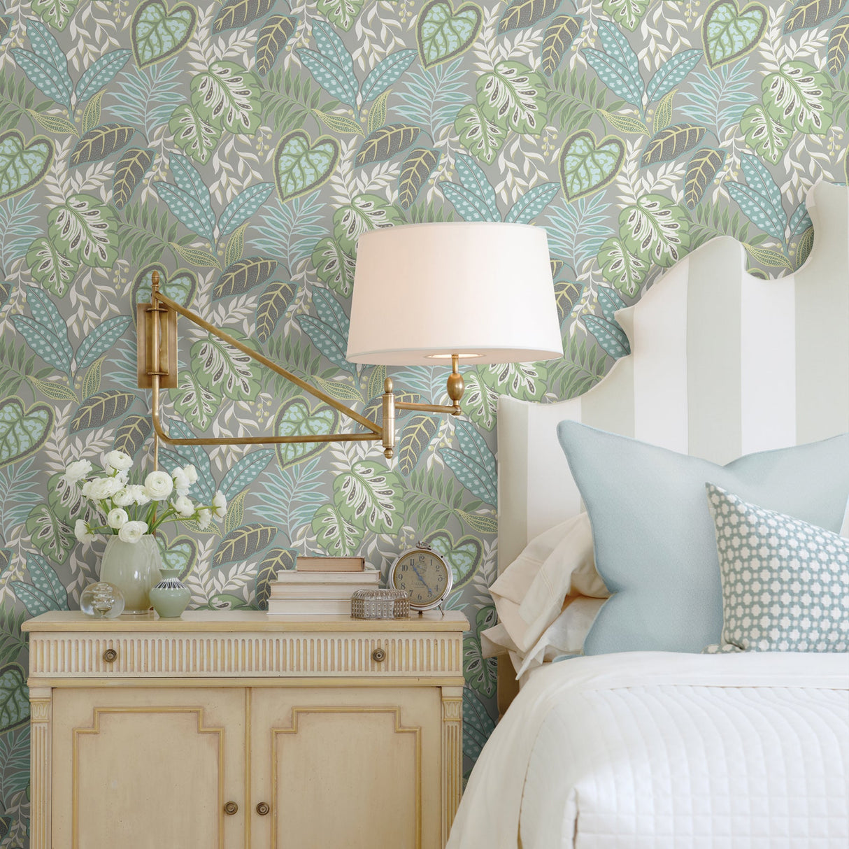 A-Street Prints 2785-87421 Meadow Jasmine Wallpaper