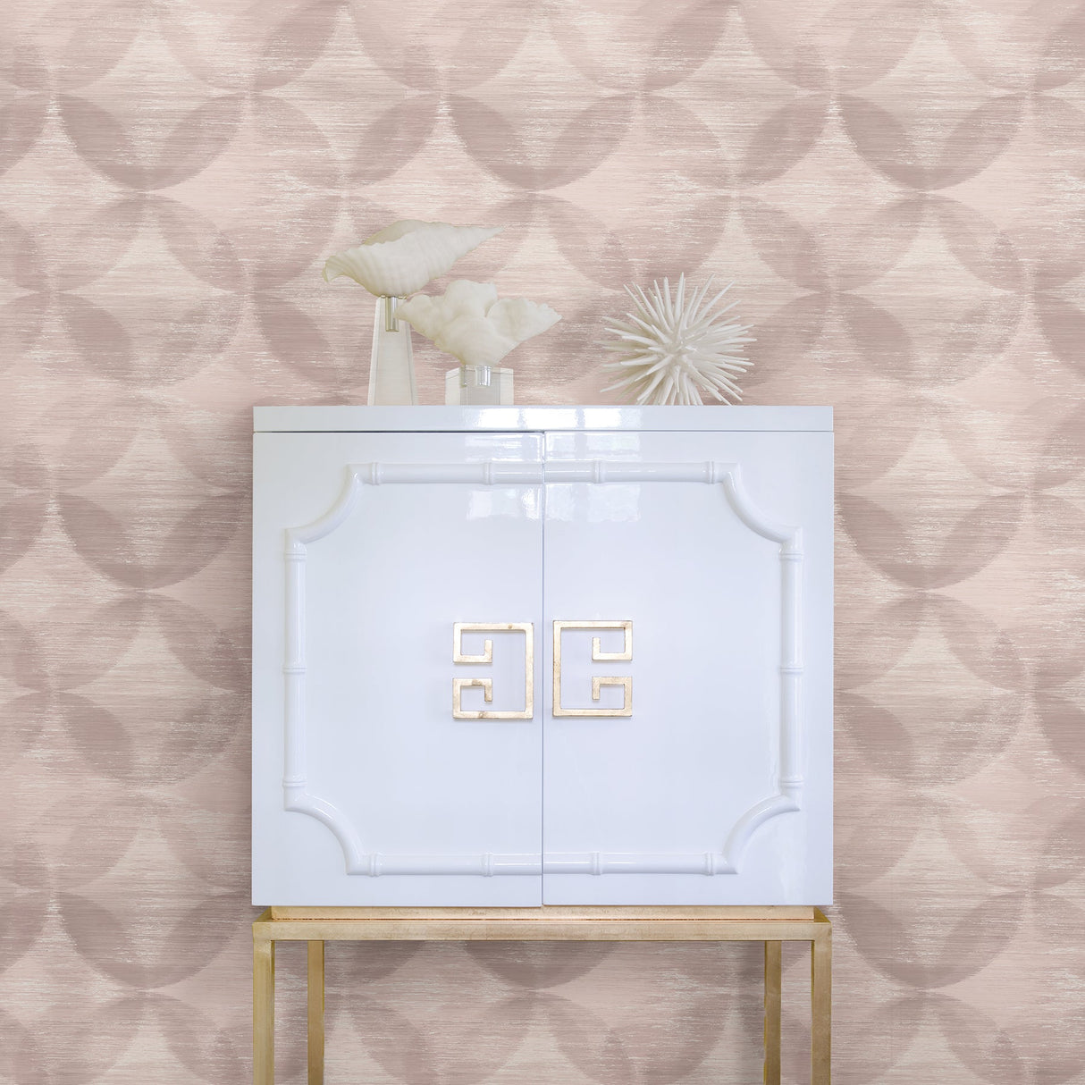 A-Street Prints 2793-24705 Alchemy Blush Geometric Wallpaper