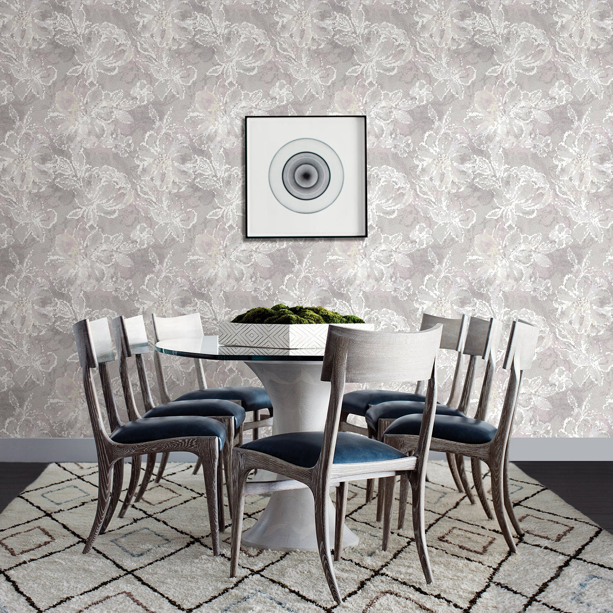 A-Street Prints 2793-24709 Allure Lavender Floral Wallpaper