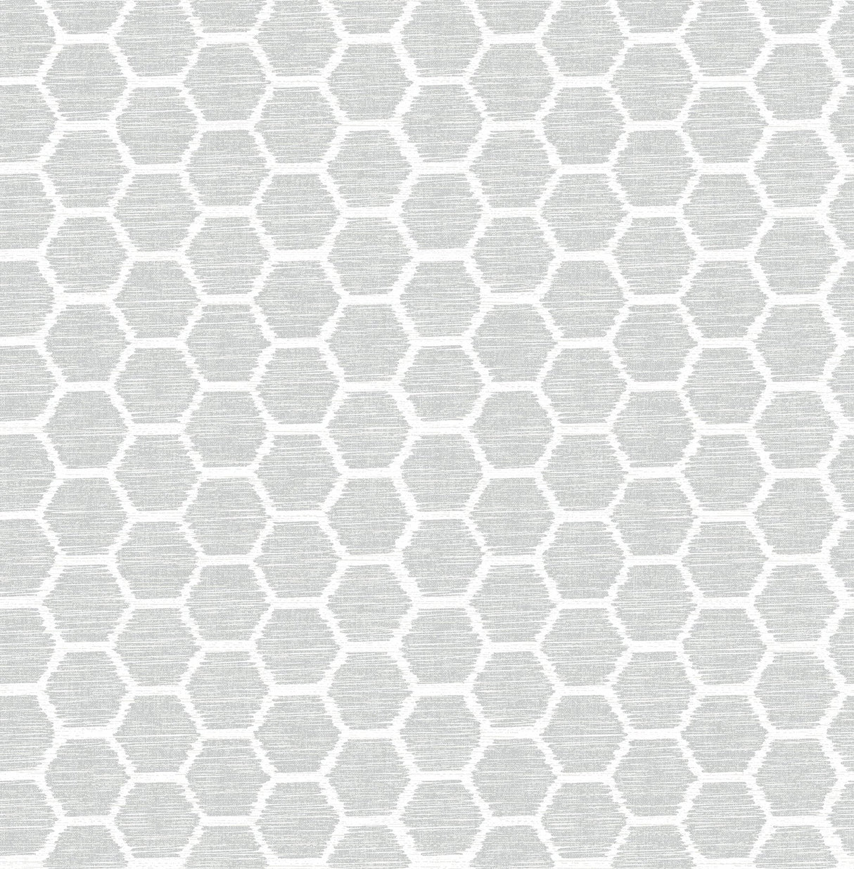 A-Street Prints 2793-24712 Aura Grey Honeycomb Wallpaper
