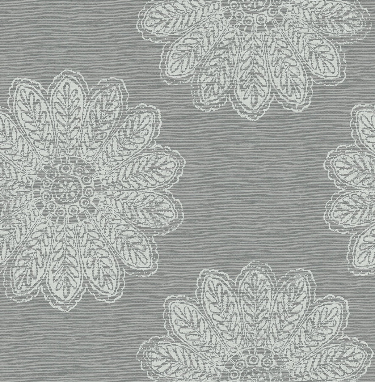 A-Street Prints 2793-24746 Sol Slate Medallion Wallpaper