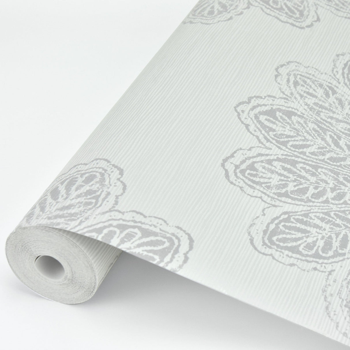 A-Street Prints 2793-24747 Sol Light Grey Medallion Wallpaper