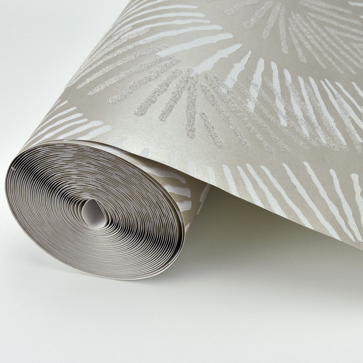 A-Street Prints 2793-87326 Feliz Platinum Beaded Ogee Wallpaper