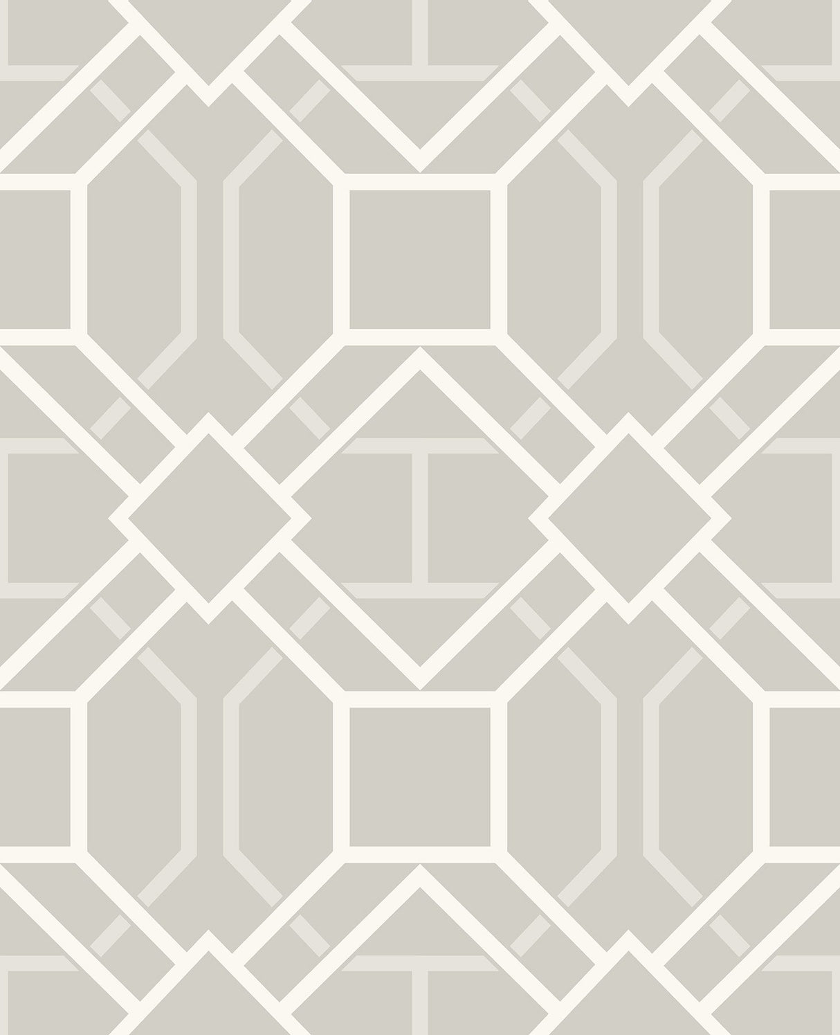 Advantage 2809-87707 Dauphin Bone Lattice Wallpaper
