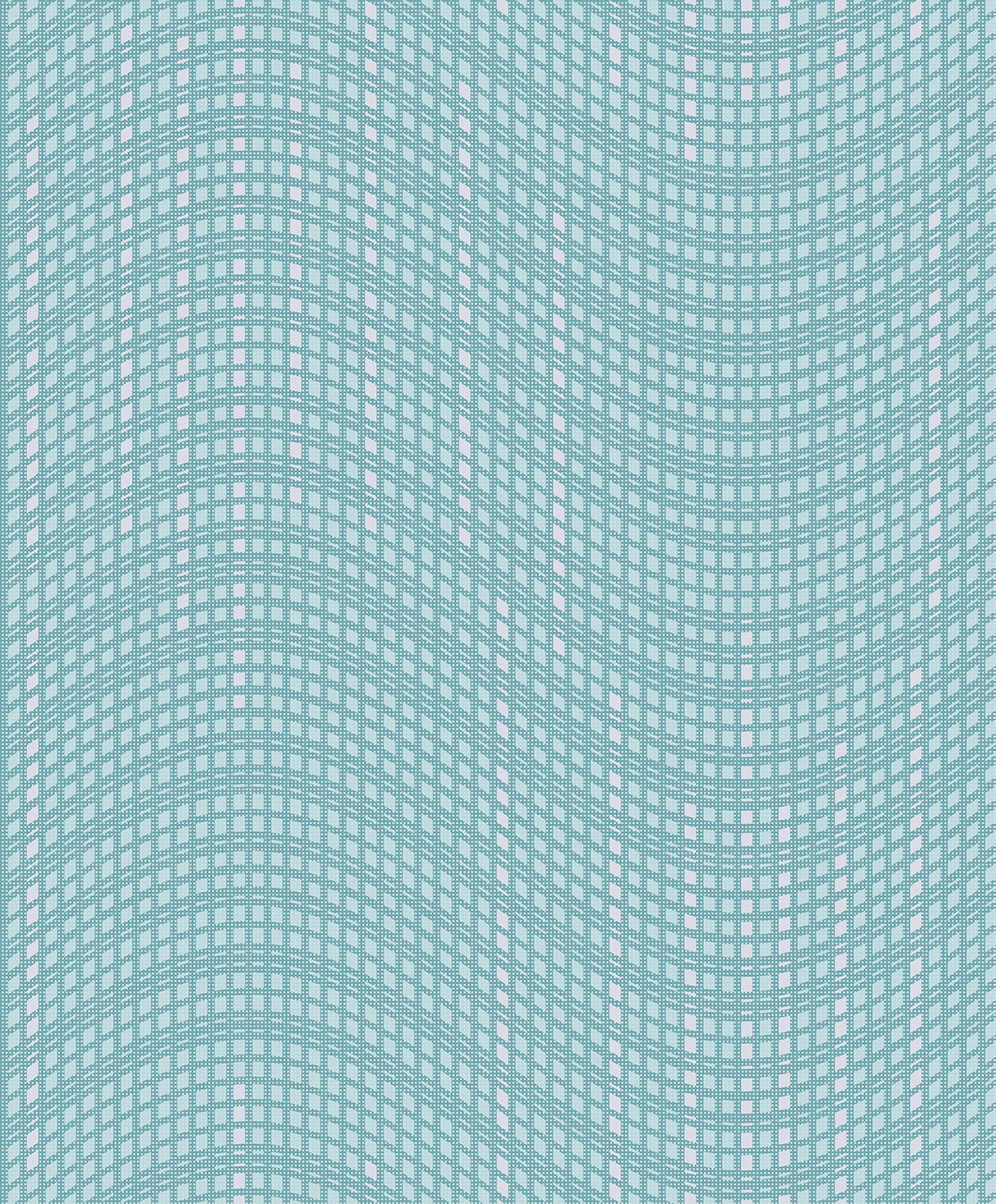 Advantage 2809-IH18007 Prudence Aqua Wave Wallpaper