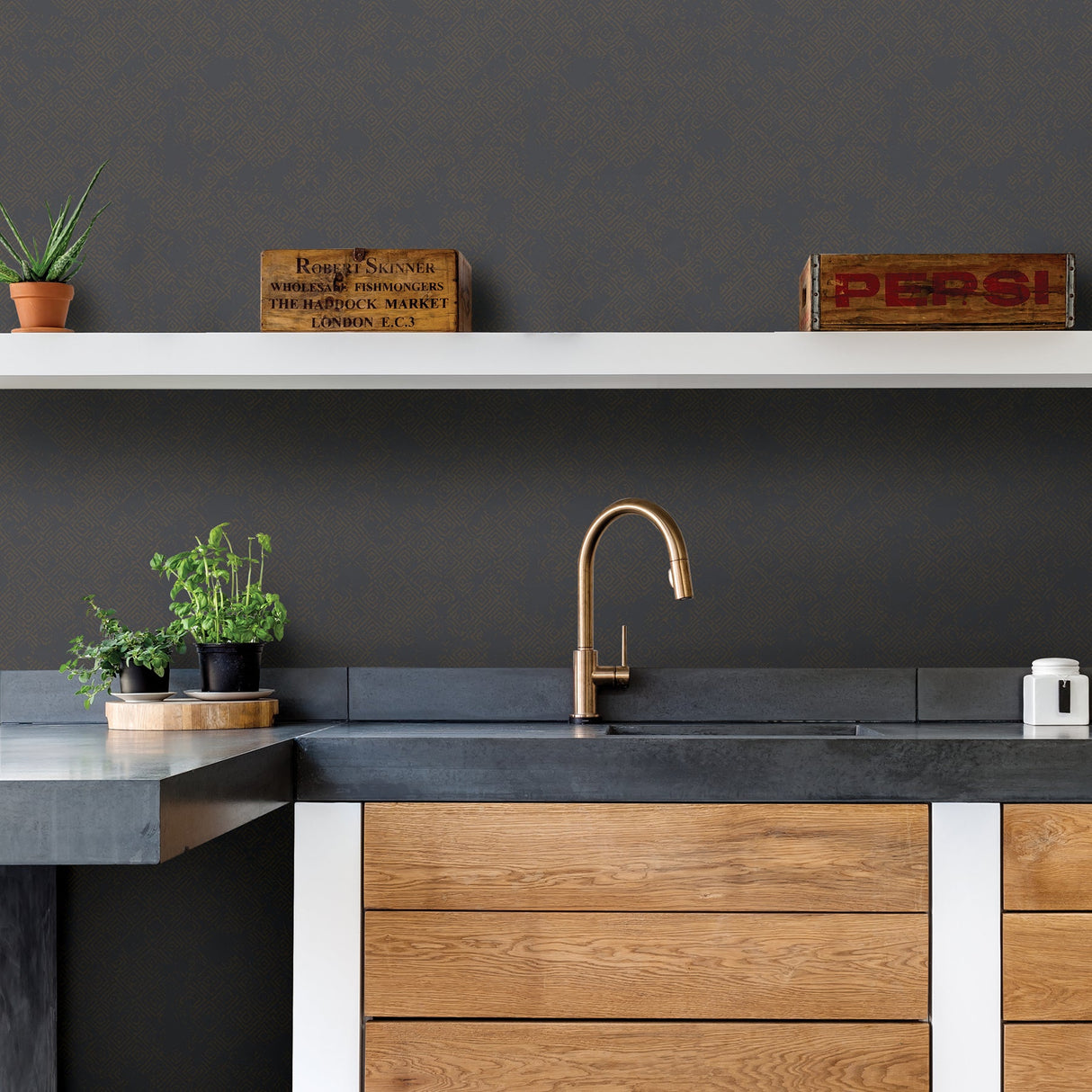 Advantage 2809-LH01603 Thompson Bronze Key Wallpaper