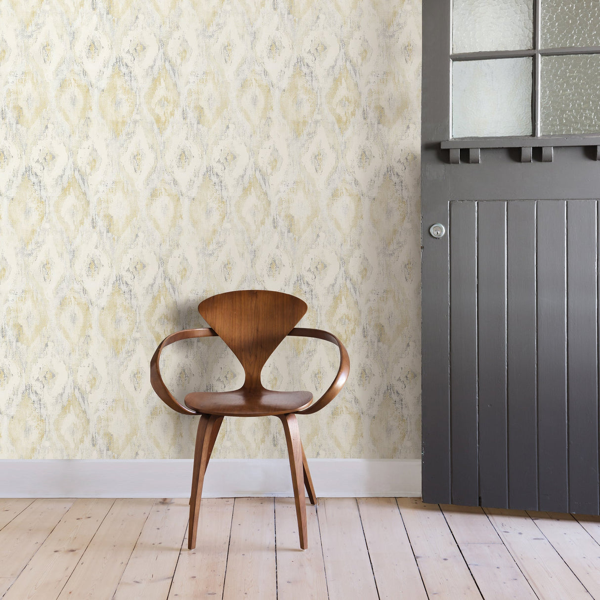 Advantage 2809-SH01103 Gilboa Yellow Ikat Wallpaper