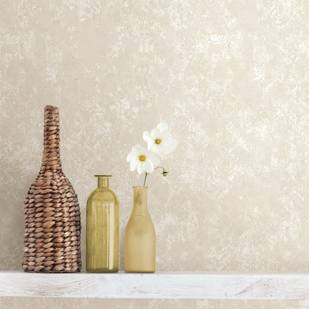 Advantage 2809-XSS0301 Ella Cream Texture Wallpaper