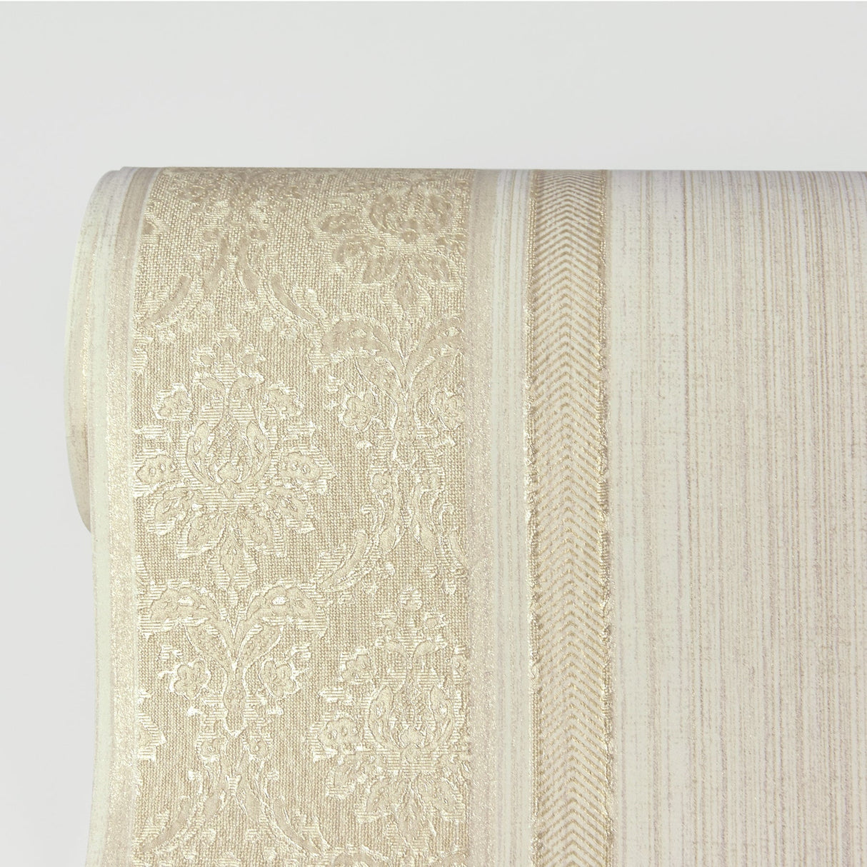 Advantage 2810-BLW10802 Mackenzie Gold Stripe Wallpaper