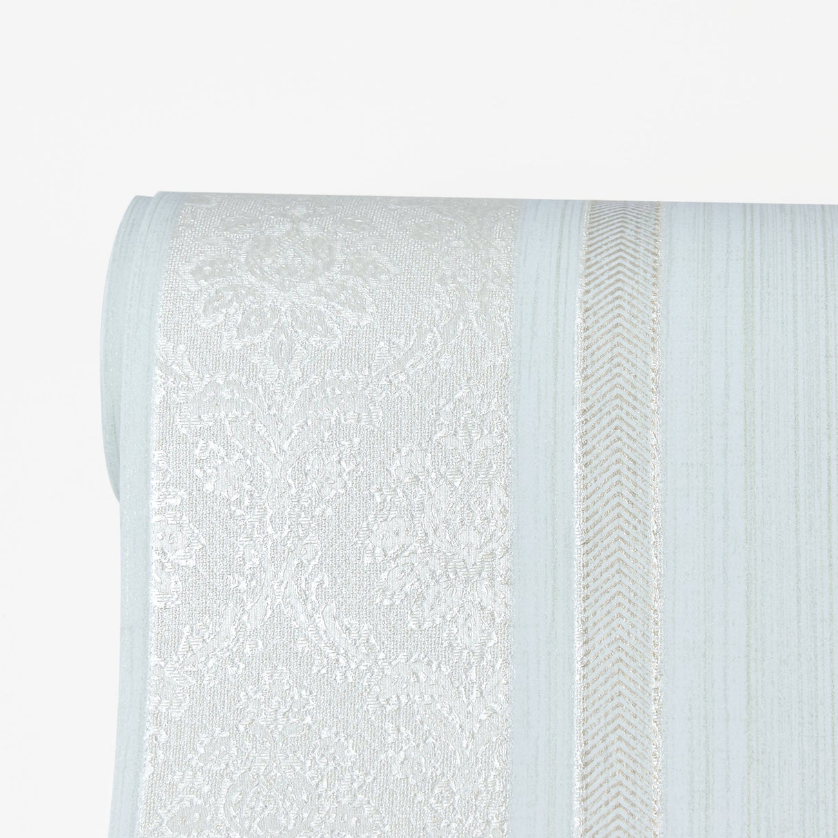 Advantage 2810-BLW10804 Mackenzie Mint Stripe Wallpaper