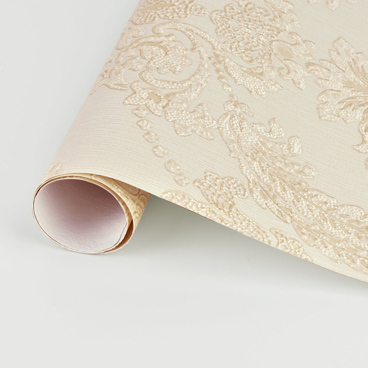 Advantage 2810-BLW10906 Maizey Neutral Damask Wallpaper