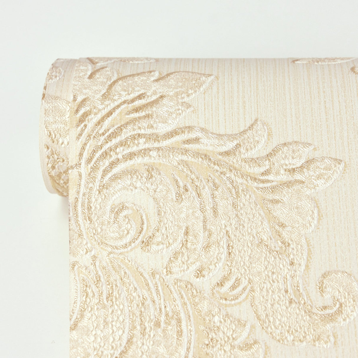 Advantage 2810-BLW10906 Maizey Neutral Damask Wallpaper