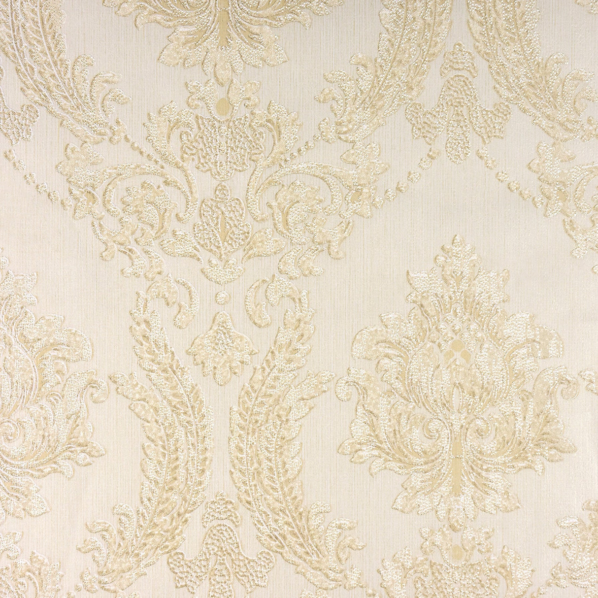 Advantage 2810-BLW10906 Maizey Neutral Damask Wallpaper