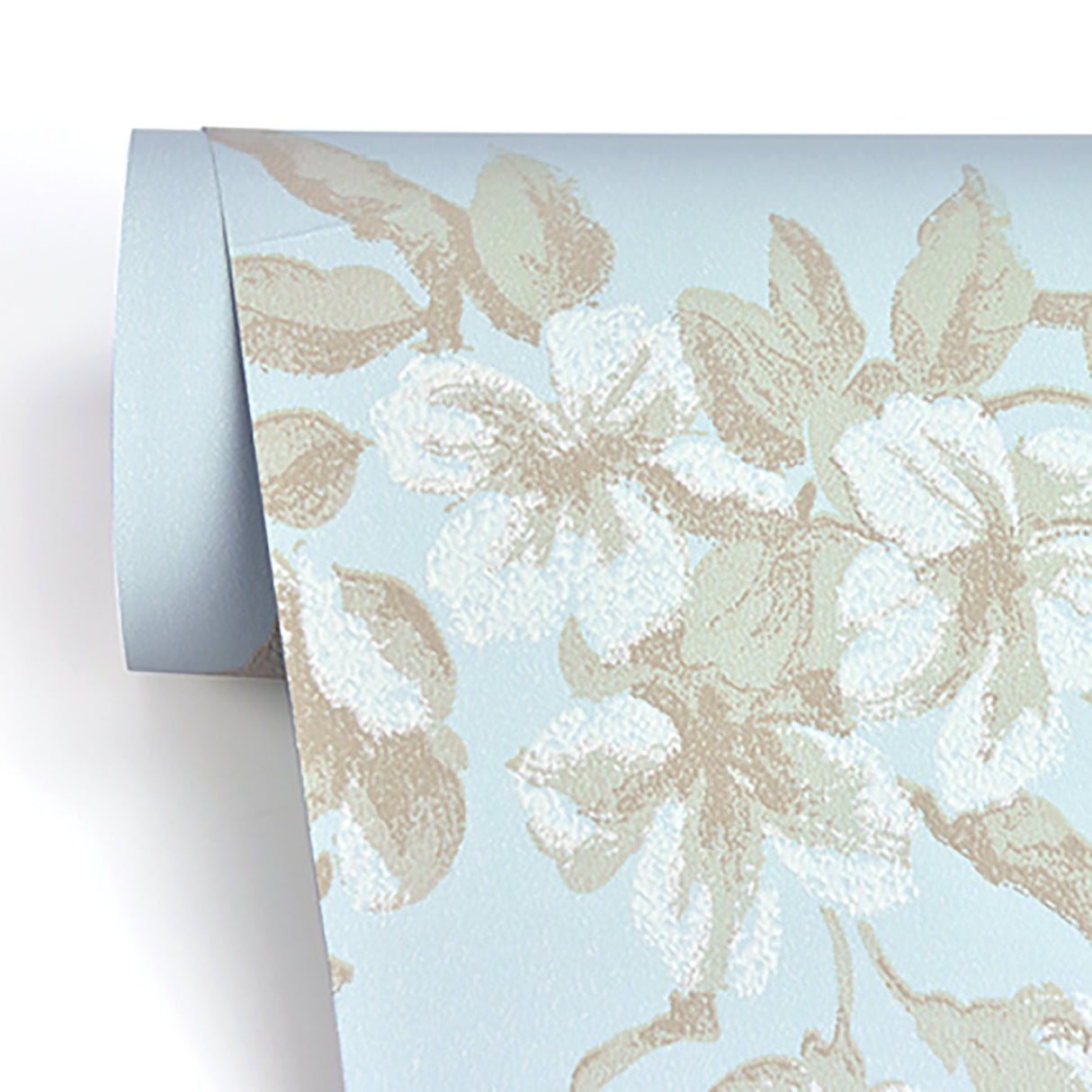 Advantage 2810-C360502 Ellen Blue Floral Wallpaper