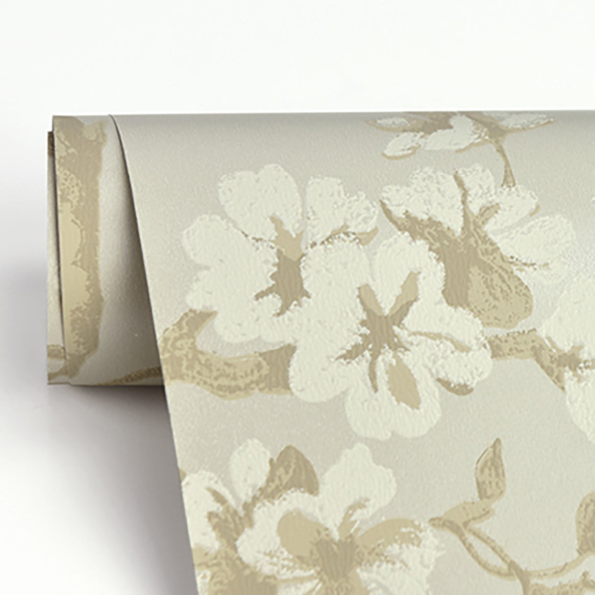 Advantage 2810-C360503 Ellen Beige Floral Wallpaper