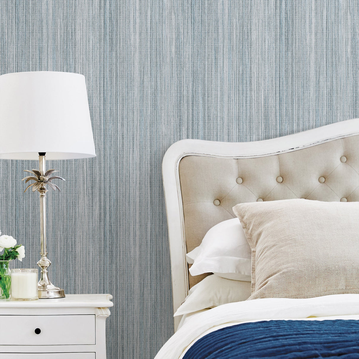 Advantage 2810-SH01007 Audrey Teal Texture Wallpaper