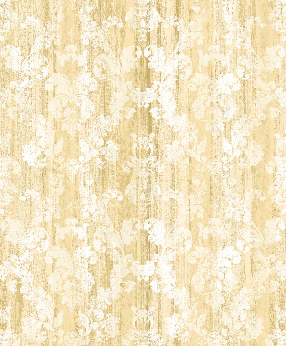 Advantage 2810-SH01022 Camilia Honey Damask Wallpaper