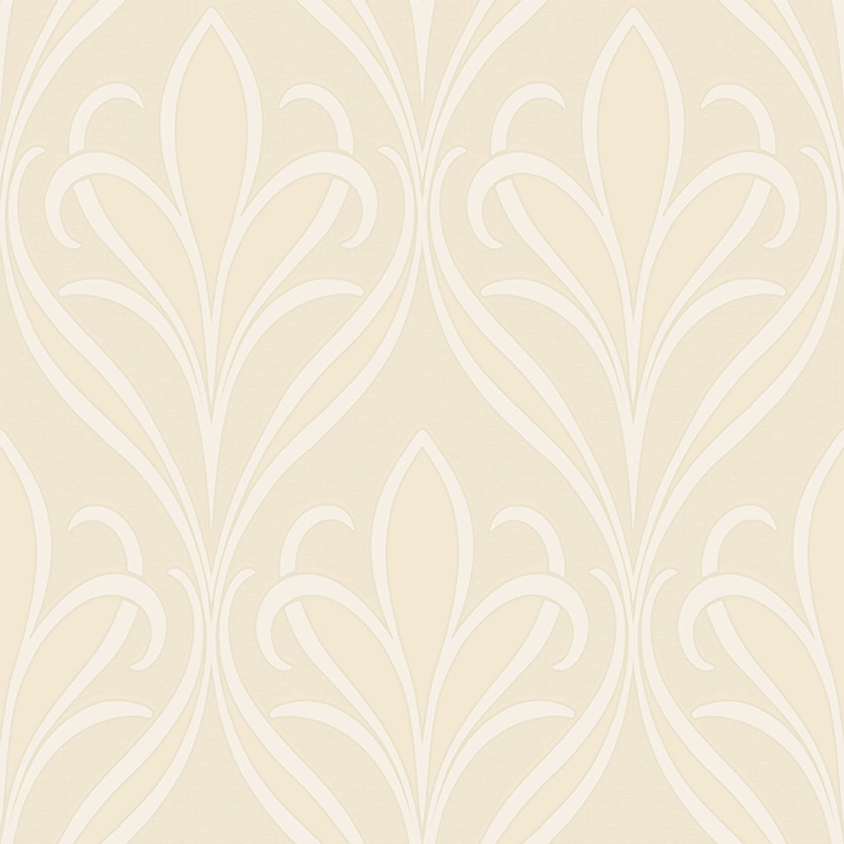 Advantage 2810-XSS0502 Vivian Neutral Nouveau Damask Wallpaper
