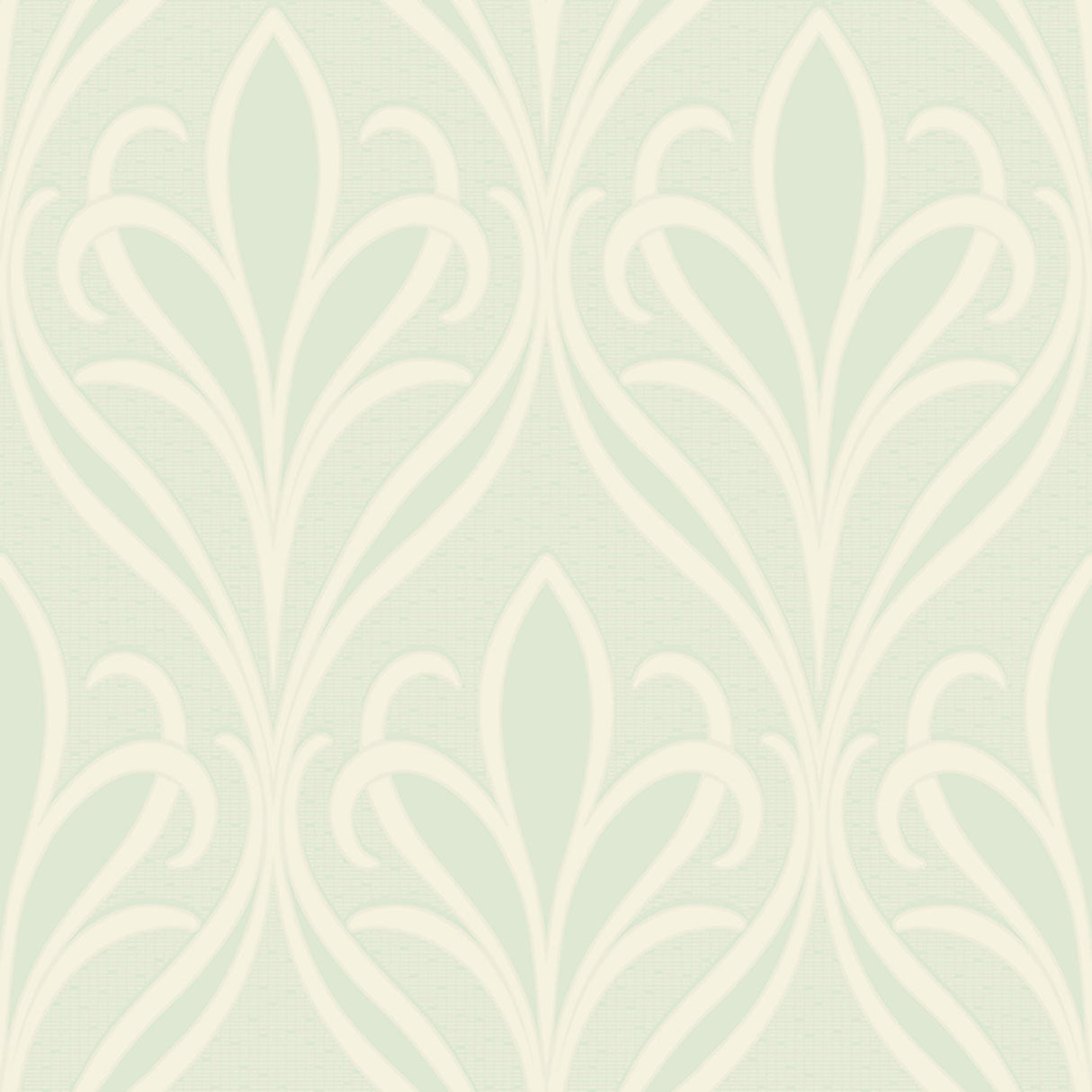 Advantage 2810-XSS0503 Vivian Seafoam Nouveau Damask Wallpaper