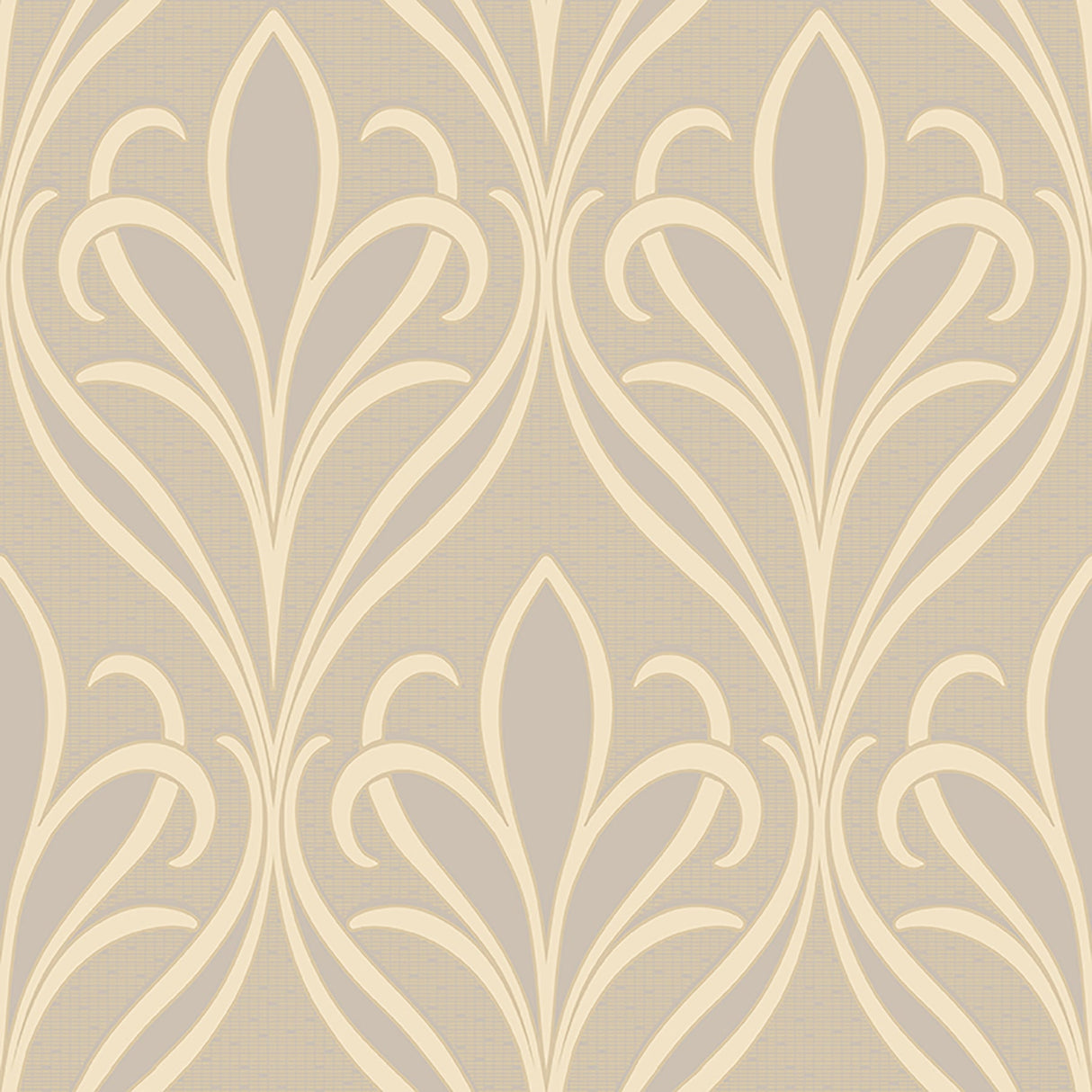 Advantage 2810-XSS0506 Vivian Grey Nouveau Damask Wallpaper