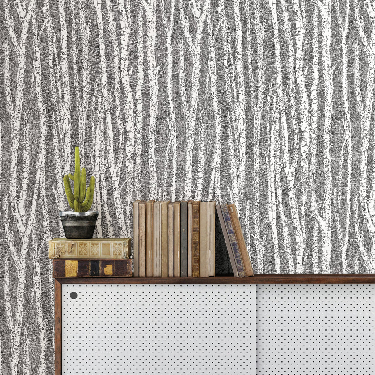 Advantage 2811-24580 Toyon Black Birch Tree Wallpaper